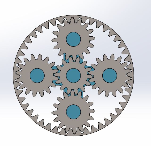 To Run The Motion Analysis On The Planetary Gear With A Sun Gear A Ring 