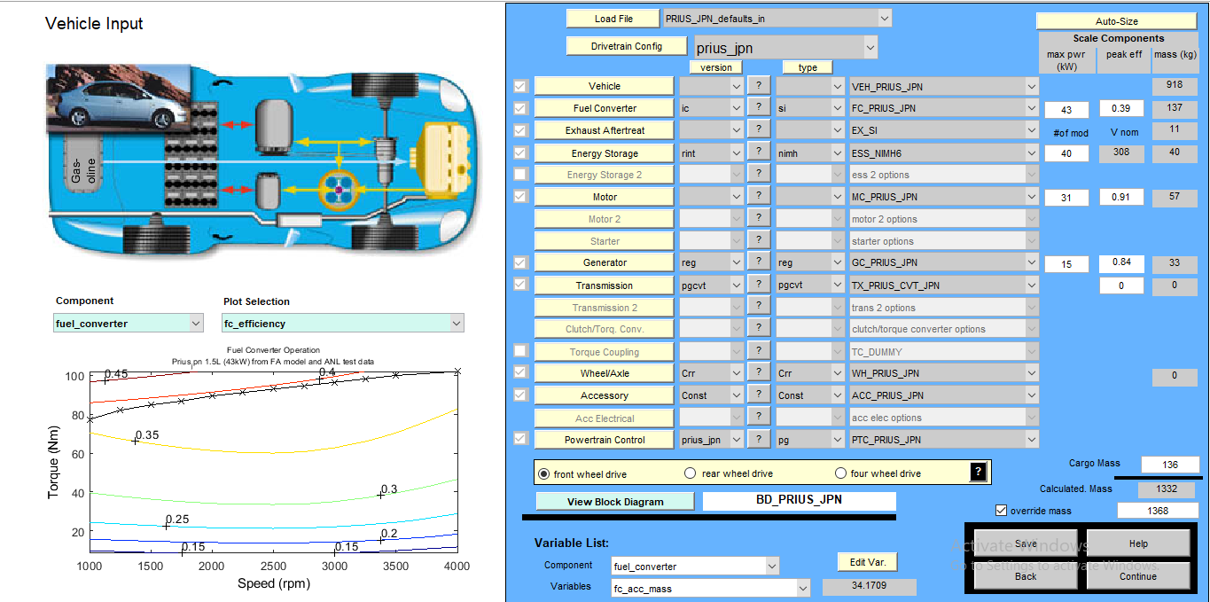 Simulating a Battery Electric Vehicle(BEV) and a Hybrid Electric ...