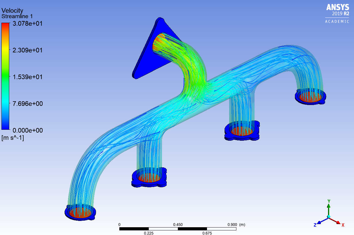 CHT analysis of an exhaust manifold - Projects - Skill-Lync