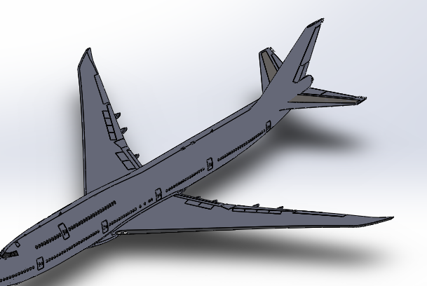 Modelling Boeing 747 using Solidworks - Projects - Skill-Lync